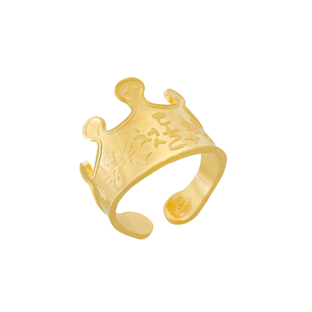 순금 첫돌 왕관 돌반지 3.75g